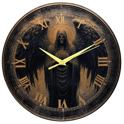 The World In Her Hands mystical wall clock