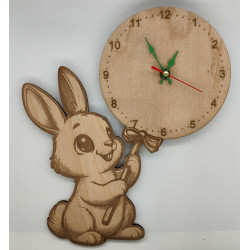 Bunny wall clock