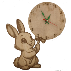 Bunny wall clock